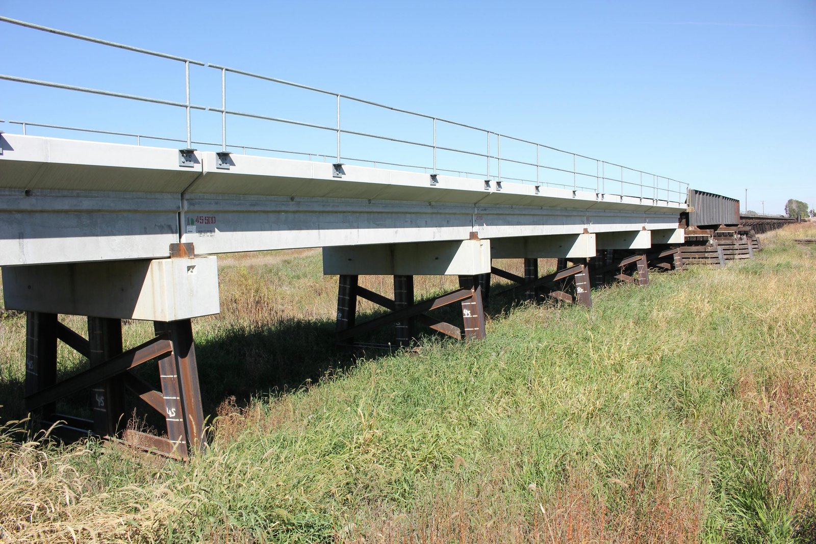 South approach trestle, which had been replaced at time of documentation